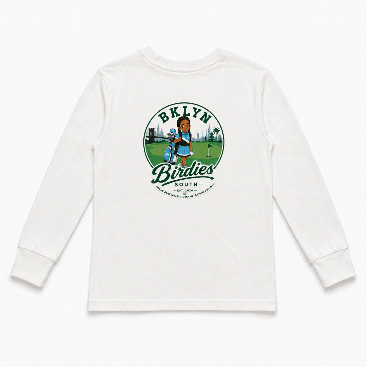Children's Long Sleeve T-Shirts Blue Dress Image