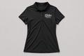 Women's Black Polo Golf Shirt