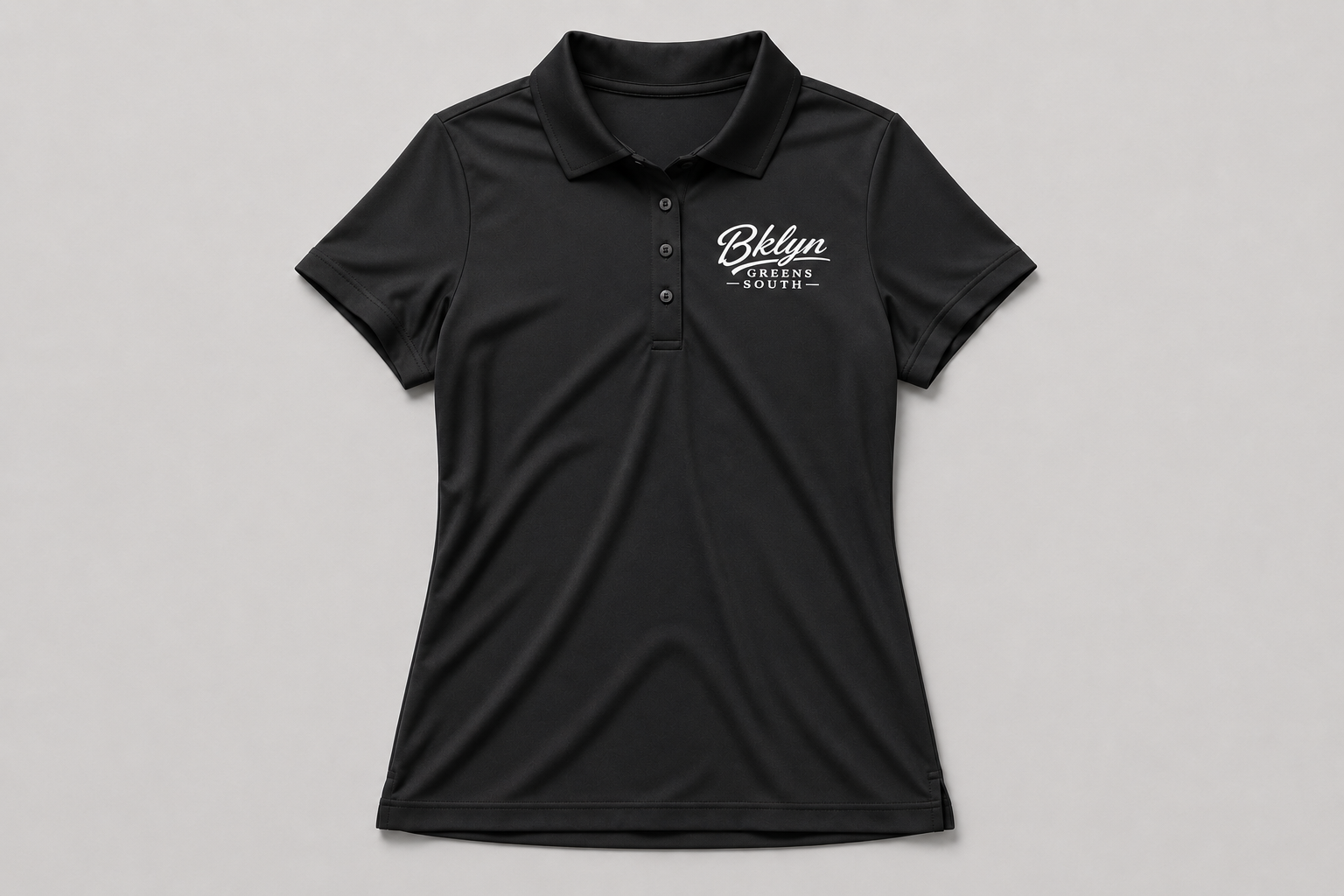 Women's Black Polo Golf Shirt