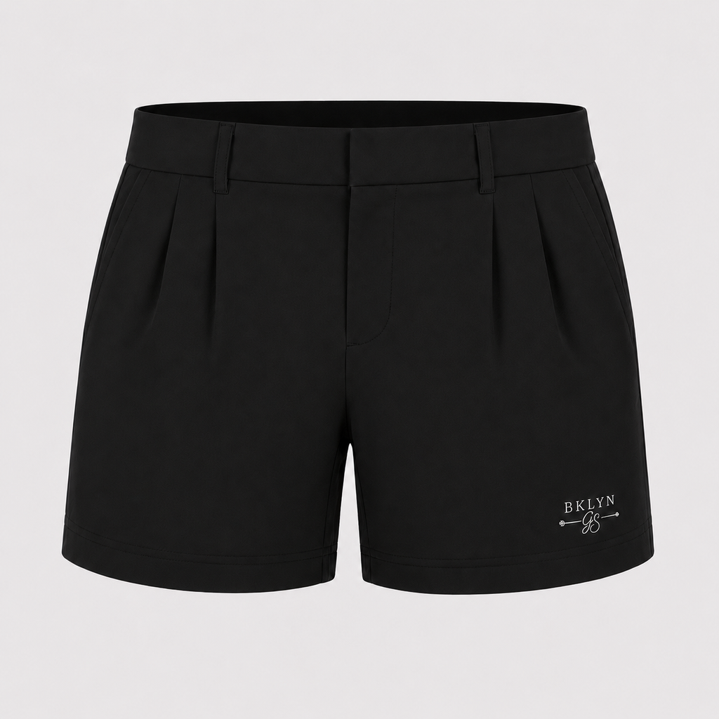Women's Black Golf Shorts