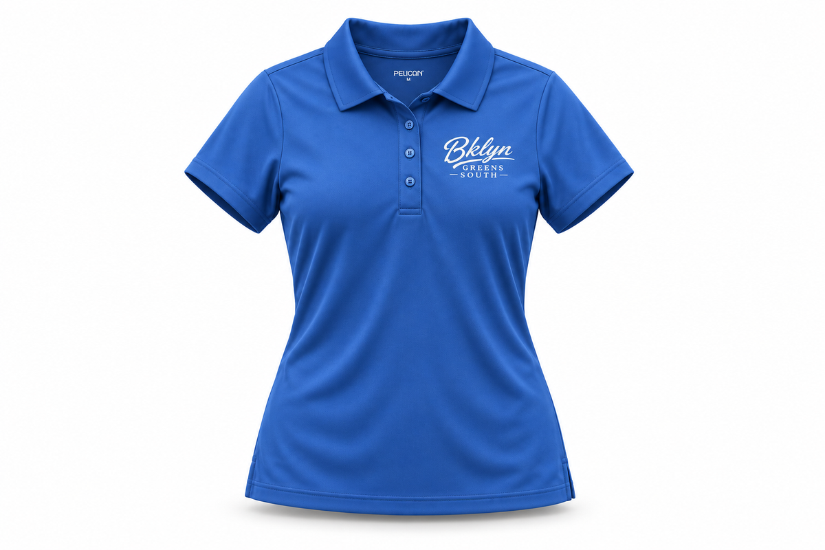 Women's Blue Golf Polo Shirt