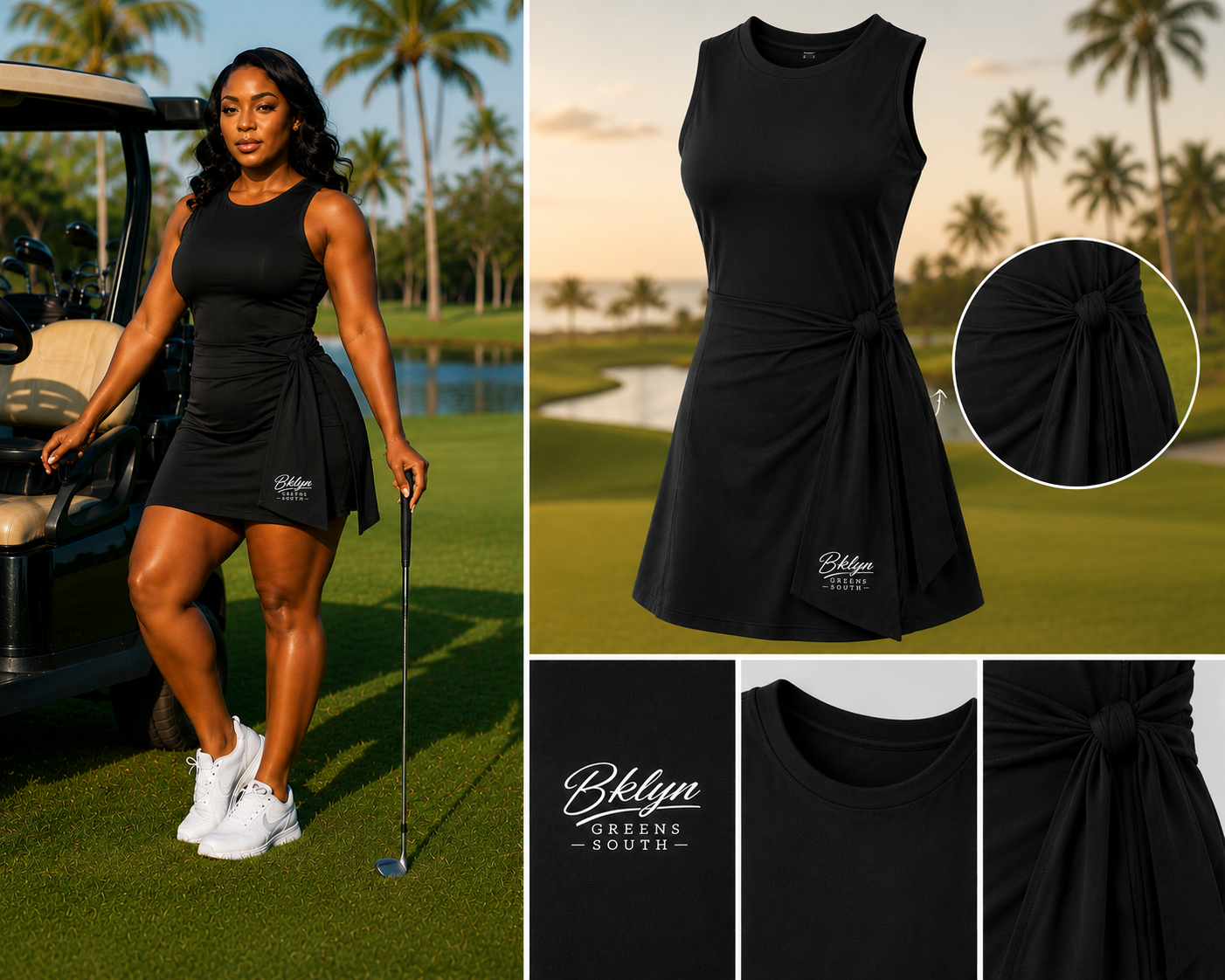 Women's Performance Tie-Wrap Golf Dress