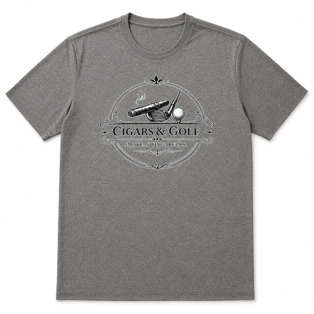 Men's Novelty T-Shirt (Cigar Gray)