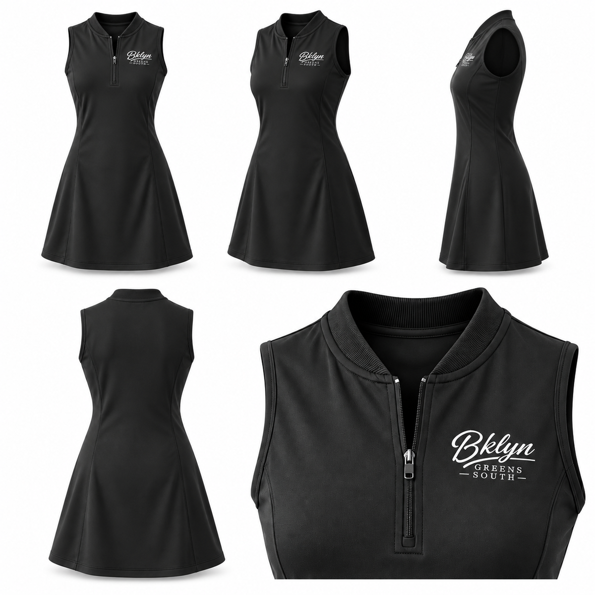 Women's Black Golf Dress