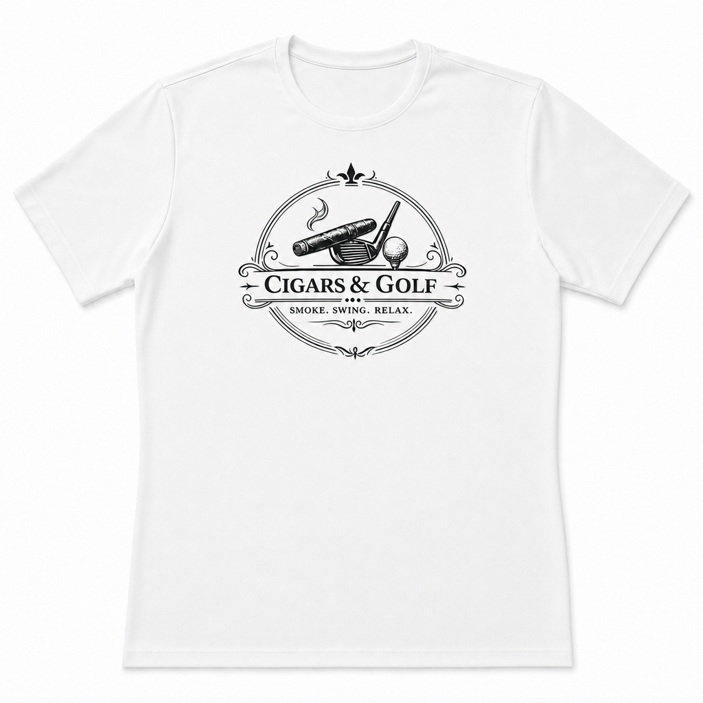 Men's Novelty T-Shirt (Cigar White)