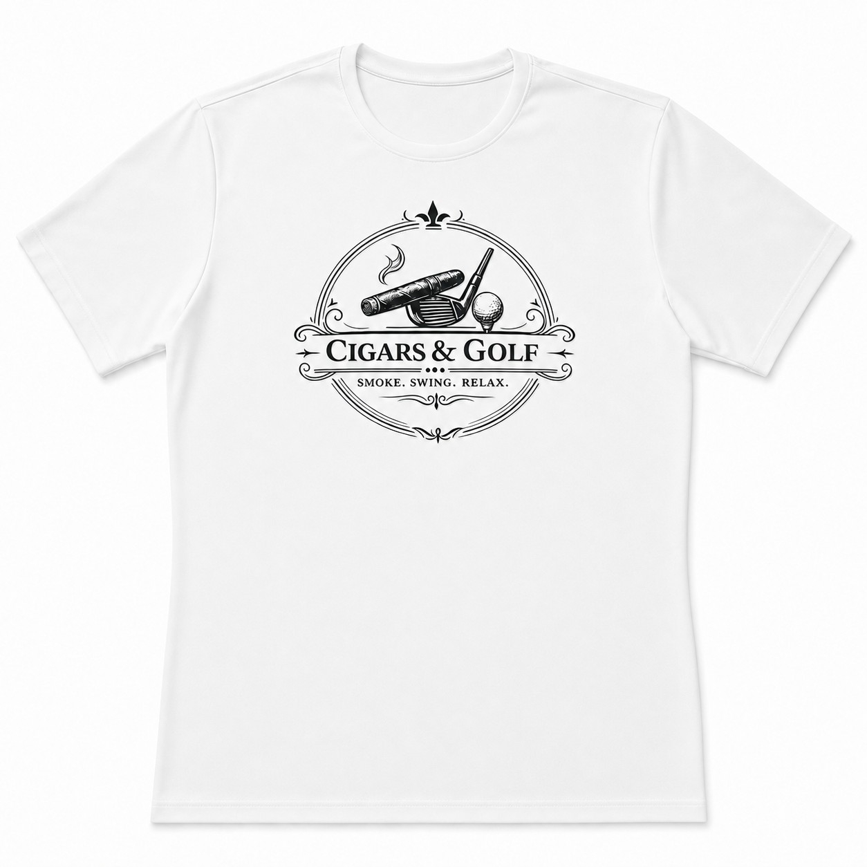 Men's Novelty T-Shirt (Cigar White)